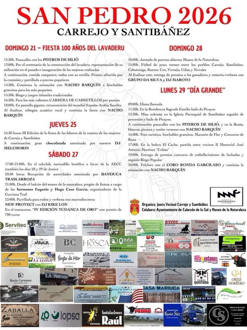 Fiestas De San Pedro en Carrejo y Santibañez 2026 post thumbnail image